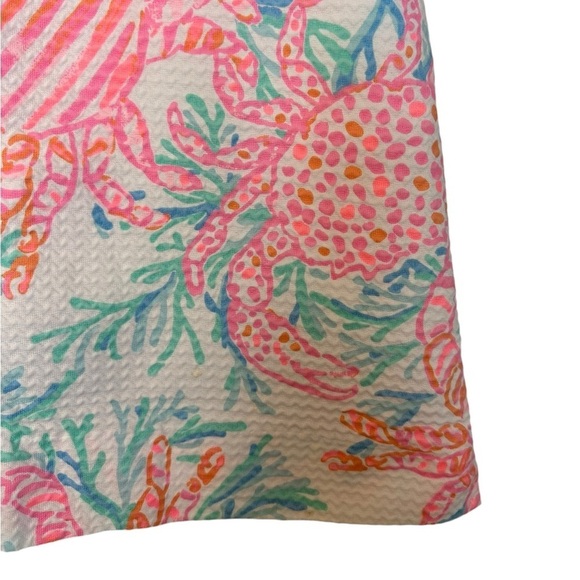 Lilly Pulitzer Marigold crab mini converted skirt 0 - Picture 3 of 8
